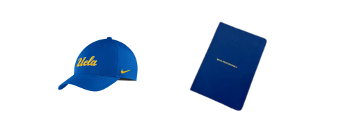 Cap and Notebook UCLA